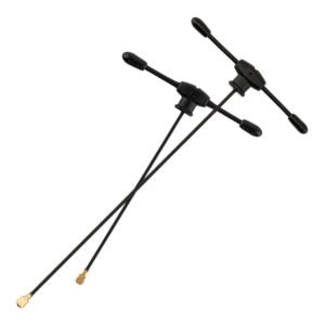 65mm & 95mm UFL 2.4GHz T antenna dual set, gold IPEX3 UFL connector for RP1 EP1 ELRS receiver