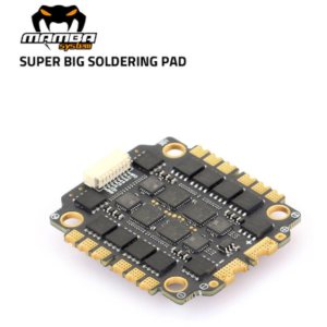DIATONE Mamba F55_128K AM32 55A 4in1 ESC, super big soldering pad, EMI heat shield, 30.5mm stack FPV drone speed controller