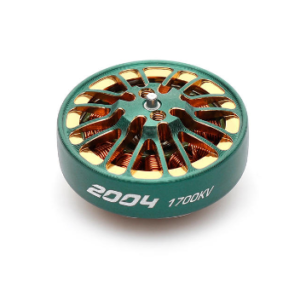 DIATONE TOKA 2004 Green-Gold Brushless Motor, 1700KV/2900KV, lightweight hollow cooling for 3.5-5 inch FPV drone