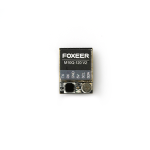 Foxeer M10Q 120 V2 Mini FPV GPS Module, ultra compact multi-GNSS high sensitivity positioning unit, I2C & UART port tiny satellite receiver for long range drone RTH