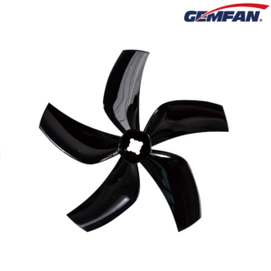 Gemfan D76-5 3-inch 5-blade Cinewhoop FPV propeller single piece shot, multi-color translucent PC ducted drone prop
