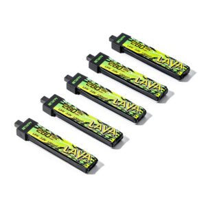 Multi-group product shots of BETAFPV LAVA II 1S LiHV drone battery, 280mAh/320mAh/480mAh/580mAh optional, 95C high discharge rate, lightweight tiny quad lipo cell with digital weighing display