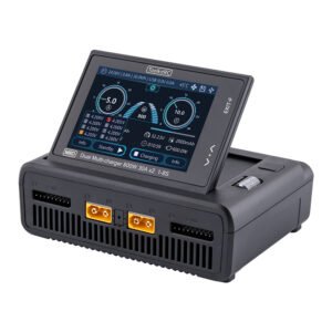 ToolkitRC M8D Dual Touch Screen FPV Charger, 1600W 50A Flip IPS Balance Charger With 65W PD Dual Silent Fans For 1-8S LiPo