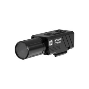RunCam Scope Cam 2 4K tactical scope mounted action camera single unit shot, 4K high-definition IP64 waterproof airsoft recording camera