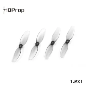 HQProp Ultralight Whoop Prop 1.2X1 31mm two-blade tiny cinewhoop drone propeller set, translucent gray PC micro drone props with 1mm shaft