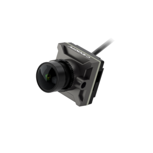 Walksnail Avatar HD Nano Camera full slant render with original 9cm coaxial signal cable