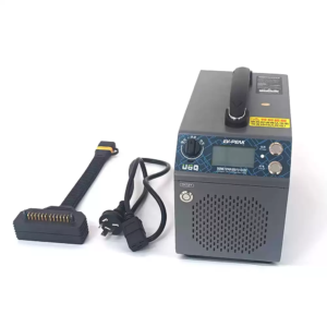 EV-PEAK U6Q 3000W quad channel drone balance charger with balance adapter and power cord, portable handle & LCD screen