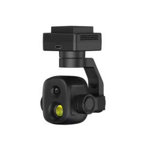 SIYI ZT6 dual-sensor gimbal camera, 4D stabilized drone payload, 4K visible light, thermal imaging, 540° azimuth rotation, image fusion for industrial inspection